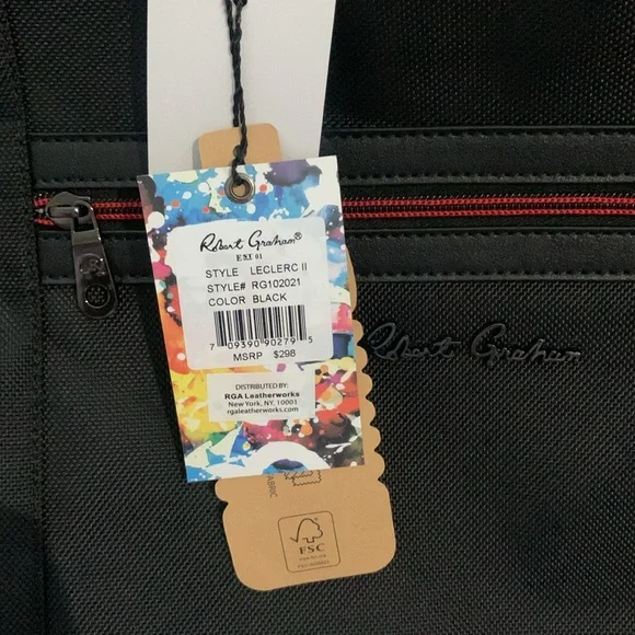 Robert Graham LeClerc II Roomy Weekend Bag / Duffle Nwt - Picture 6 of 6